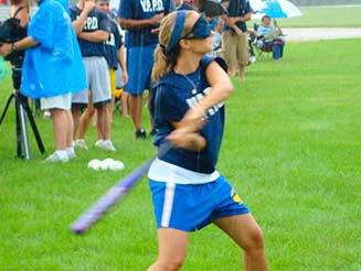 Villa Park Officer up to Bat